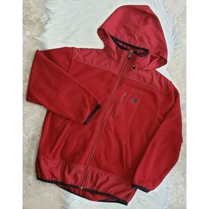 RBK Red Jacket Front Fleece Zipper Pocket Medium
